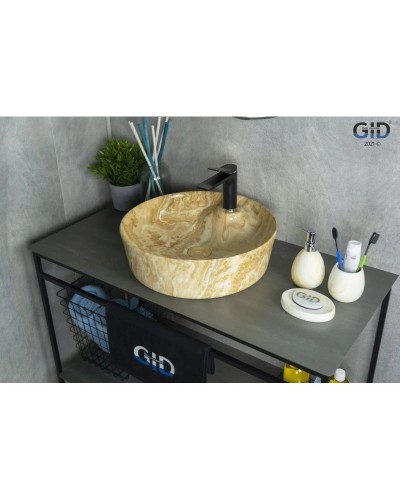 Раковина 45х45 см GID Stone Edition Mnc535
