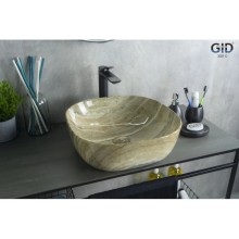 Раковина 42,5х42,5 см GID Stone Edition Mnc543