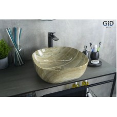 Раковина 42,5х42,5 см GID Stone Edition Mnc543