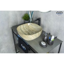 Раковина 42,5х42,5 см GID Stone Edition Mnc543