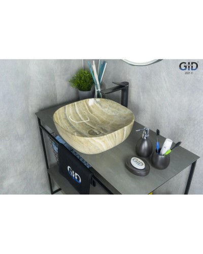 Раковина 42,5х42,5 см GID Stone Edition Mnc543