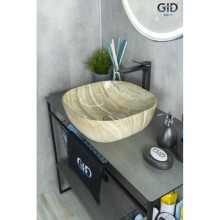 Раковина 42,5х42,5 см GID Stone Edition Mnc543
