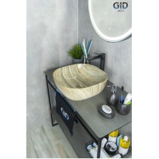 Раковина 42,5х42,5 см GID Stone Edition Mnc543