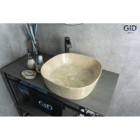 Раковина 44х44 см GID Stone Edition Mnc544