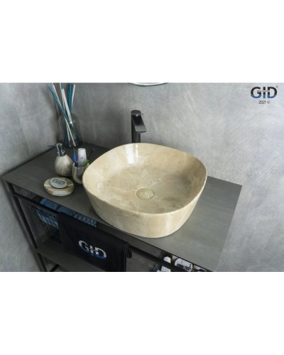 Раковина 44х44 см GID Stone Edition Mnc544