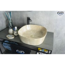 Раковина 44х44 см GID Stone Edition Mnc544