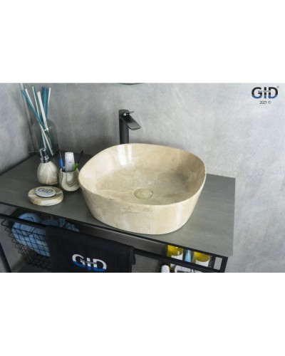 Раковина 44х44 см GID Stone Edition Mnc544