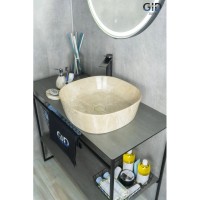 Раковина 44х44 см GID Stone Edition Mnc544