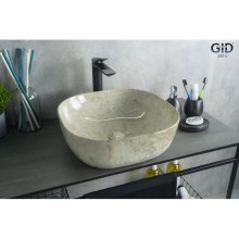 Раковина 42,5х42,5 см GID Stone Edition MNC545