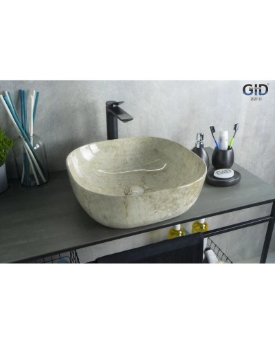 Раковина 42,5х42,5 см GID Stone Edition MNC545