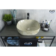 Раковина 42,5х42,5 см GID Stone Edition MNC545