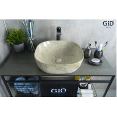 Раковина 42,5х42,5 см GID Stone Edition MNC545
