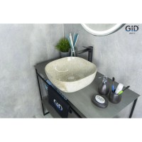 Раковина 42,5х42,5 см GID Stone Edition MNC545