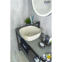 Раковина 42,5х42,5 см GID Stone Edition MNC545