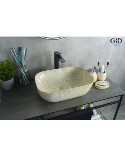 Раковина 45,5х32,5 см GID Stone Edition MNC547