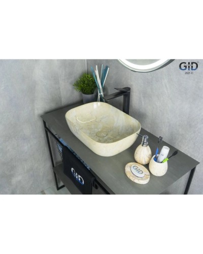 Раковина 45,5х32,5 см GID Stone Edition MNC547