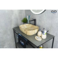 Раковина 45,5х32,5 см GID Stone Edition Mnc548