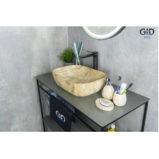 Раковина 45,5х32,5 см GID Stone Edition Mnc548