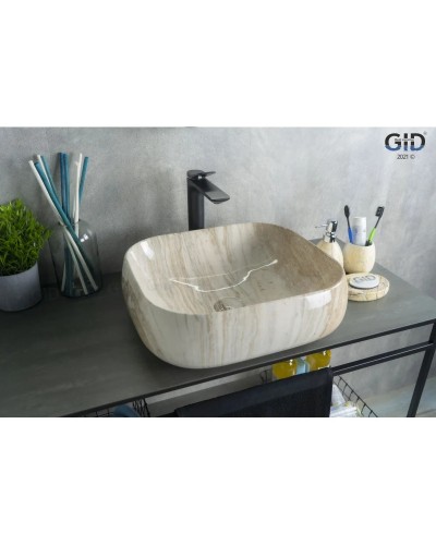 Раковина 45х40 см GID Stone Edition Mnc554
