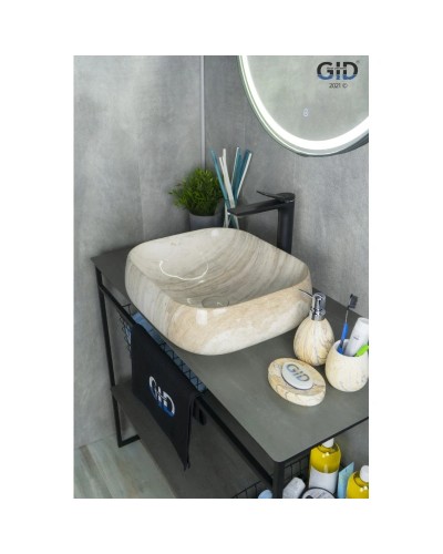 Раковина 45х40 см GID Stone Edition Mnc554