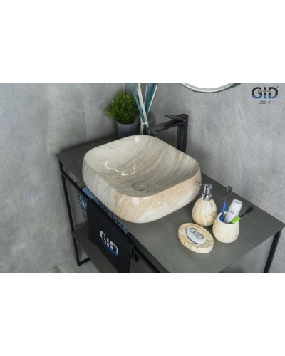 Раковина 45х40 см GID Stone Edition Mnc554