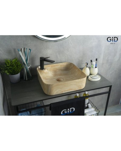 Раковина 43х43 см GID Stone Edition Mnc591