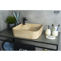 Раковина 43х43 см GID Stone Edition Mnc591