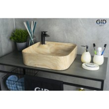 Раковина 43х43 см GID Stone Edition Mnc591