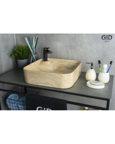 Раковина 43х43 см GID Stone Edition Mnc591