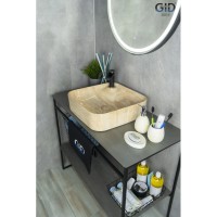 Раковина 43х43 см GID Stone Edition Mnc591