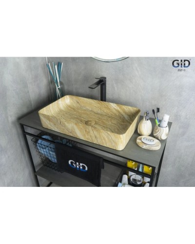 Раковина 60х34 см GID Stone Edition Mnc595