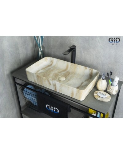 Раковина 60х34 см GID Stone Edition Mnc596