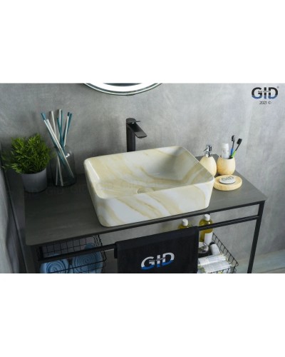 Раковина 48х37 см GID Stone Edition Mnc600