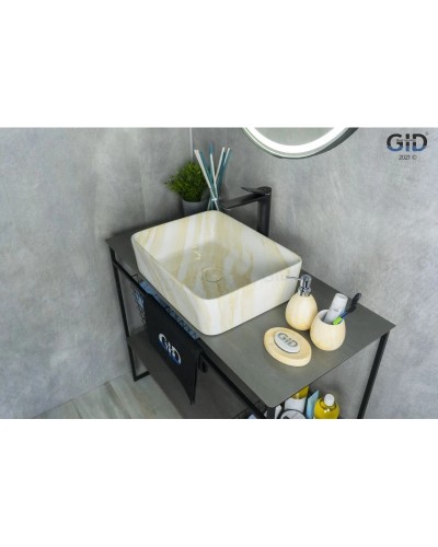 Раковина 48х37 см GID Stone Edition Mnc600
