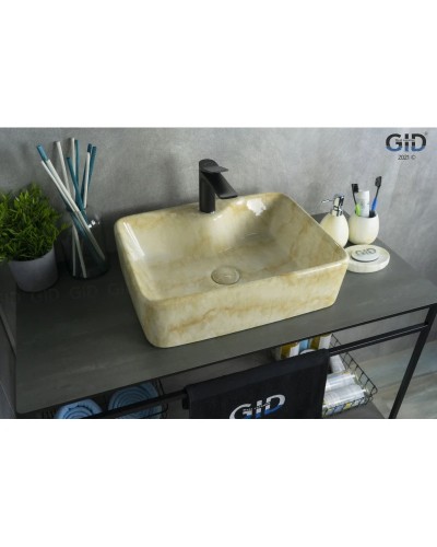 Раковина 48х37 см GID Stone Edition Mnc606