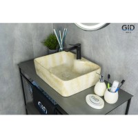 Раковина 48х37 см GID Stone Edition Mnc606