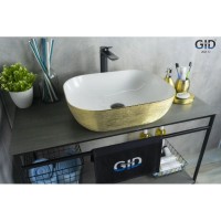 Раковина 50х40 см GID LuxeLine D1302h130