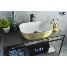 Раковина 50х40 см GID LuxeLine D1302h130