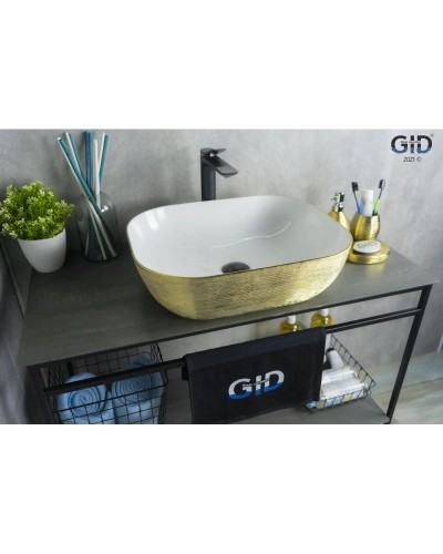 Раковина 50х40 см GID LuxeLine D1302h130