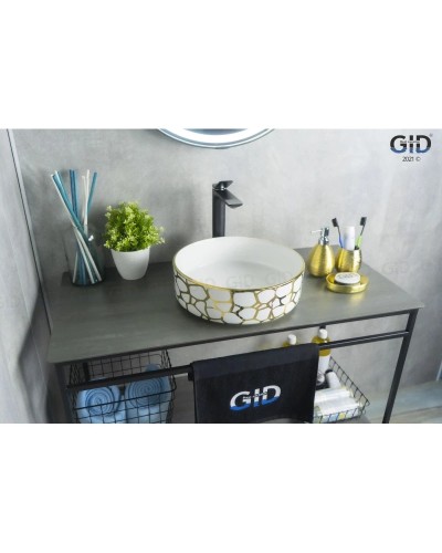 Раковина 36х36 см GID LuxeLine D1357h018