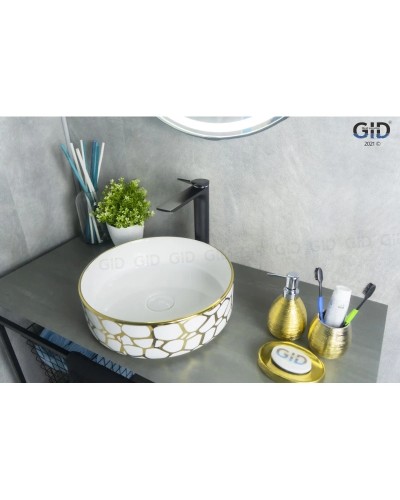 Раковина 36х36 см GID LuxeLine D1357h018