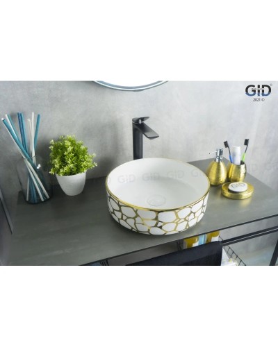 Раковина 36х36 см GID LuxeLine D1357h018