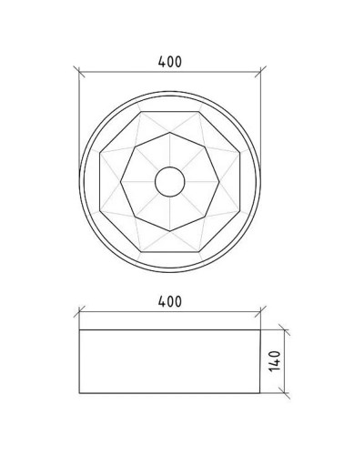Раковина 40х40см Boheme NeoArt 864