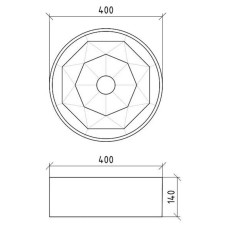 Раковина 40х40см Boheme NeoArt 865