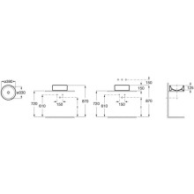 Раковина 39х39 см Roca Terra 32722D000