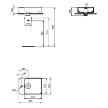 Раковина 50х35 см Ideal Standard Strada II T296401