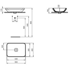 Раковина 55х40 см Ideal Standard Tonic II K083401
