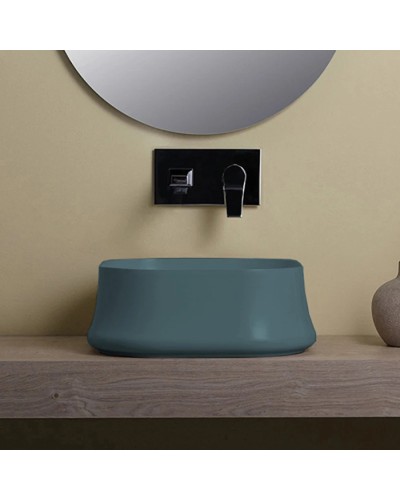 Раковина 42x42 см Simas Sharp SH06 navy matt