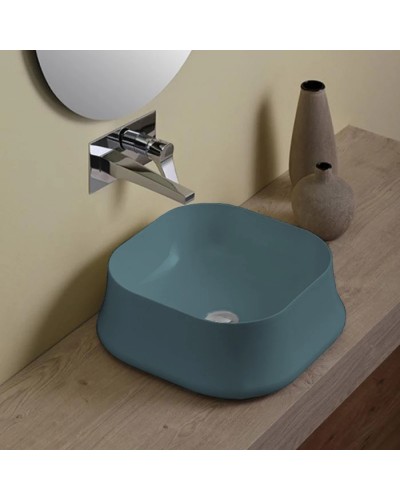 Раковина 42x42 см Simas Sharp SH06 navy matt