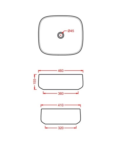 Раковина 46x41 см Artceram Cognac COL007 15 00 grigio oliva x0